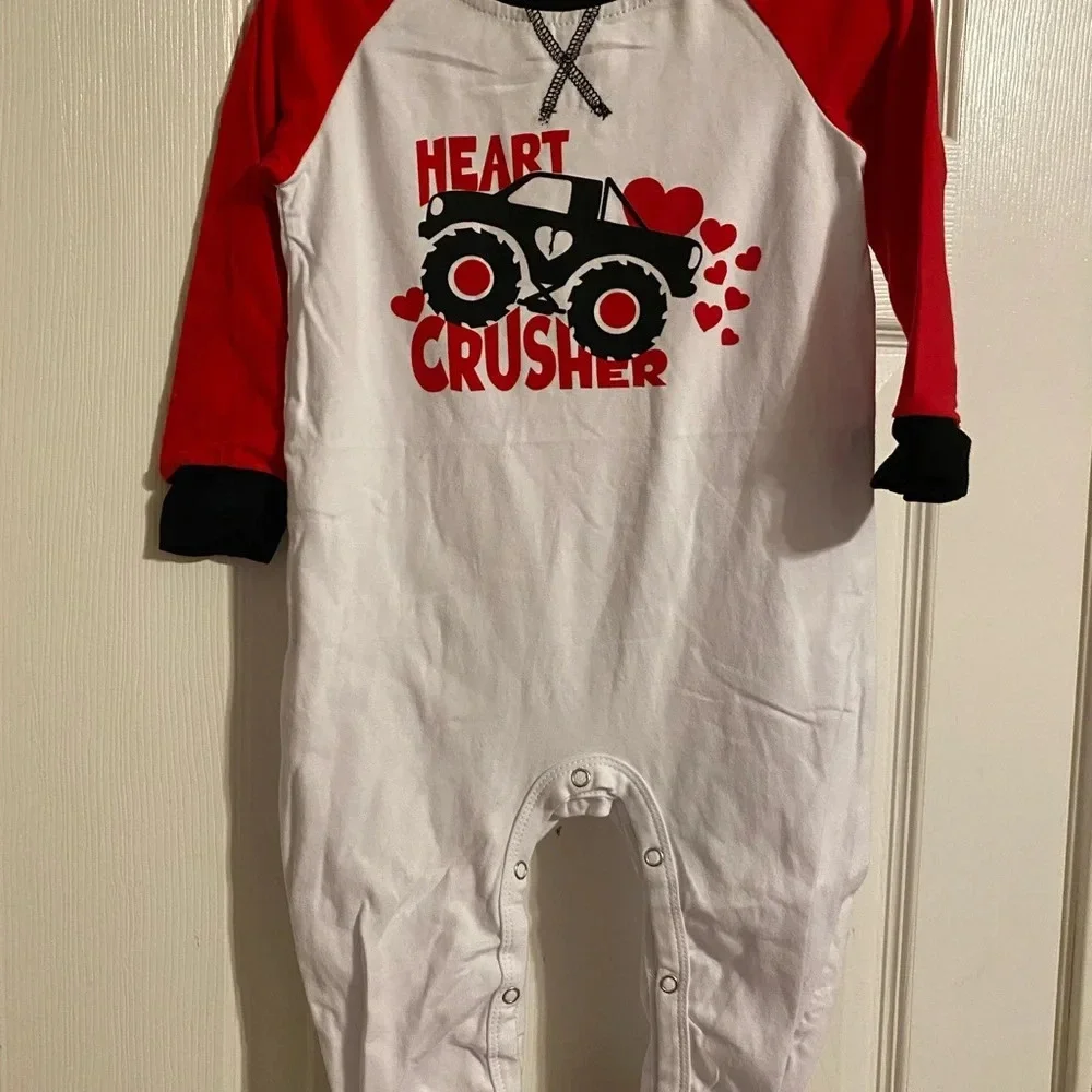 New Heart Crusher Valentines Romper